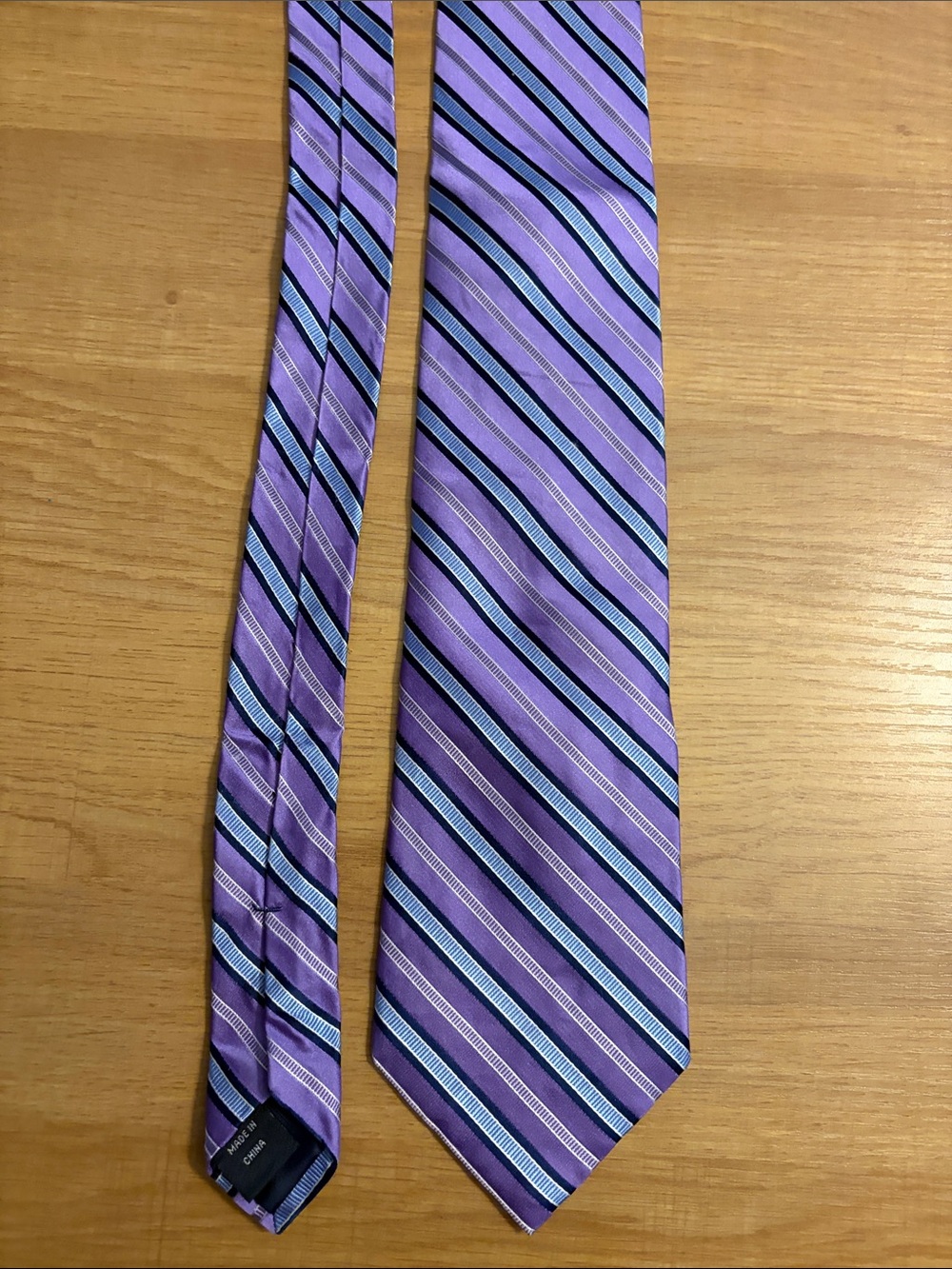 IZOD Purple Striped Men's Tie